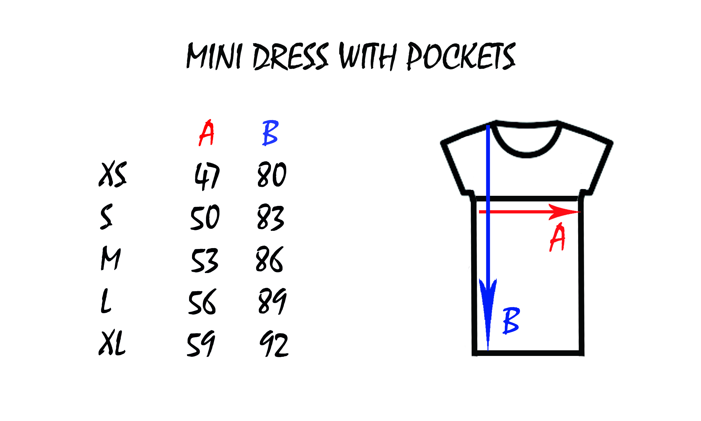Mini dress with pockets